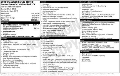 2023 Chevrolet Silverado 2500 HD Custom