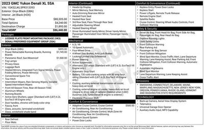 2023 GMC Yukon XL Denali