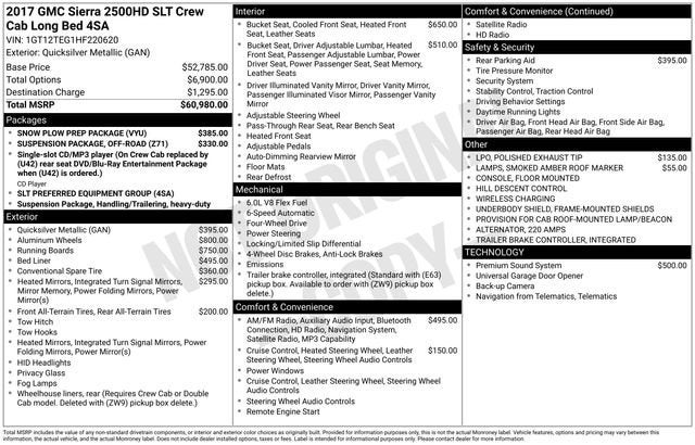 2017 GMC Sierra 2500 HD SLT