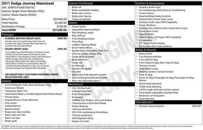 2011 Dodge Journey Mainstreet
