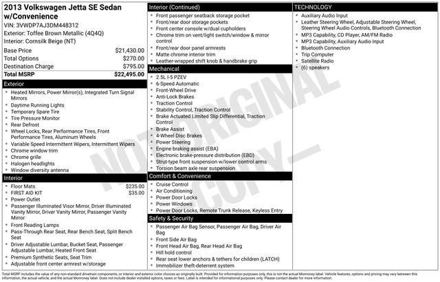 2013 Volkswagen Jetta SE