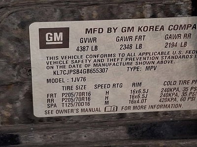 2016 Chevrolet Trax LT