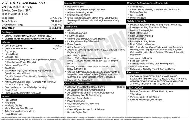 2023 GMC Yukon Denali