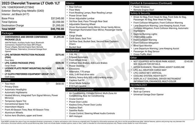 2023 Chevrolet Traverse LT 1LT
