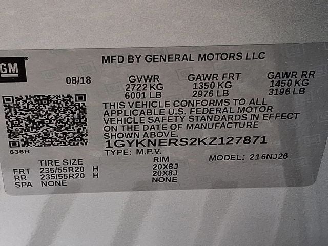 2019 Cadillac XT5 Premium Luxury