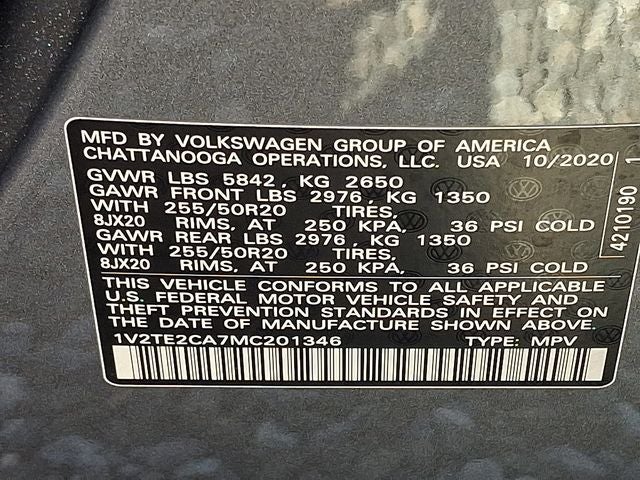 2021 Volkswagen Atlas Cross Sport 3.6L V6 SEL Premium