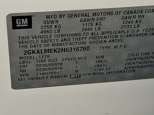 2017 GMC Terrain SLE-1