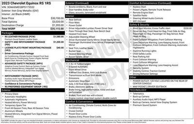 2023 Chevrolet Equinox RS