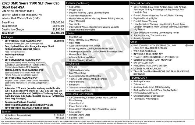 2023 GMC Sierra 1500 SLT