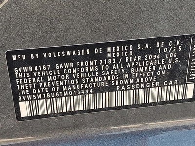 2026 Volkswagen Jetta 1.5T S