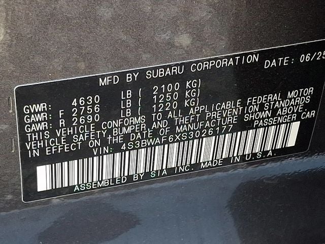 2025 Subaru Legacy Premium