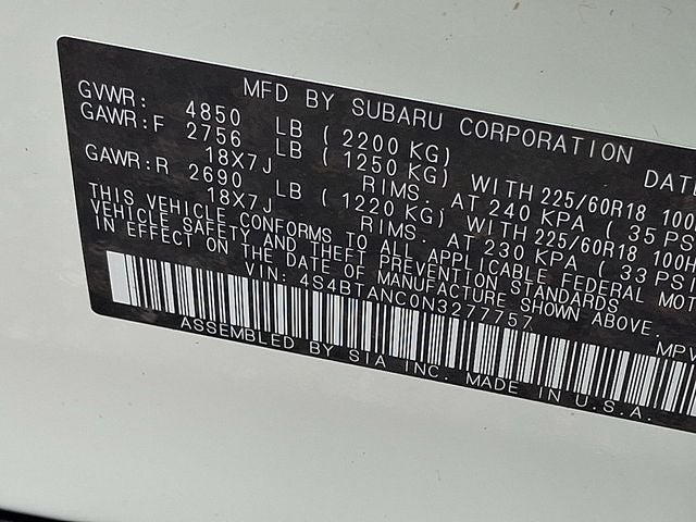 2022 Subaru Outback Limited