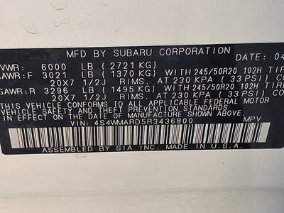 2024 Subaru Ascent Limited