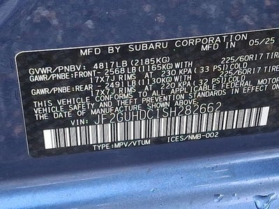 2025 Subaru Crosstrek Premium