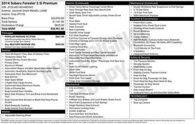 2014 Subaru Forester 2.5i Premium