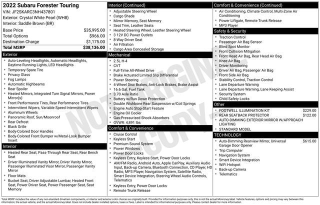 2022 Subaru Forester Touring