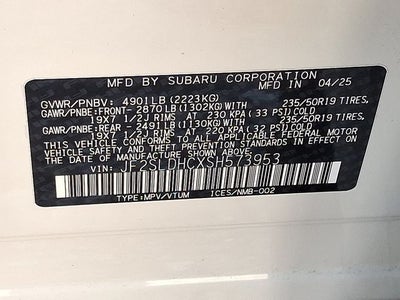 2025 Subaru Forester Sport