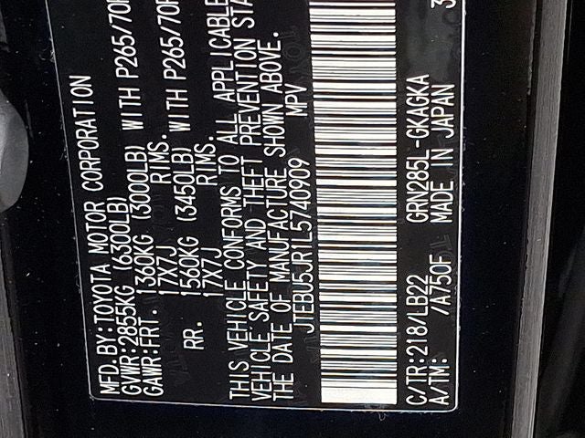 2020 Toyota 4Runner SR5