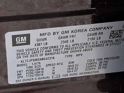 2022 Chevrolet Trax LT