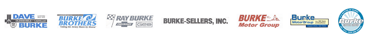 Burke Auto Group dealership logos